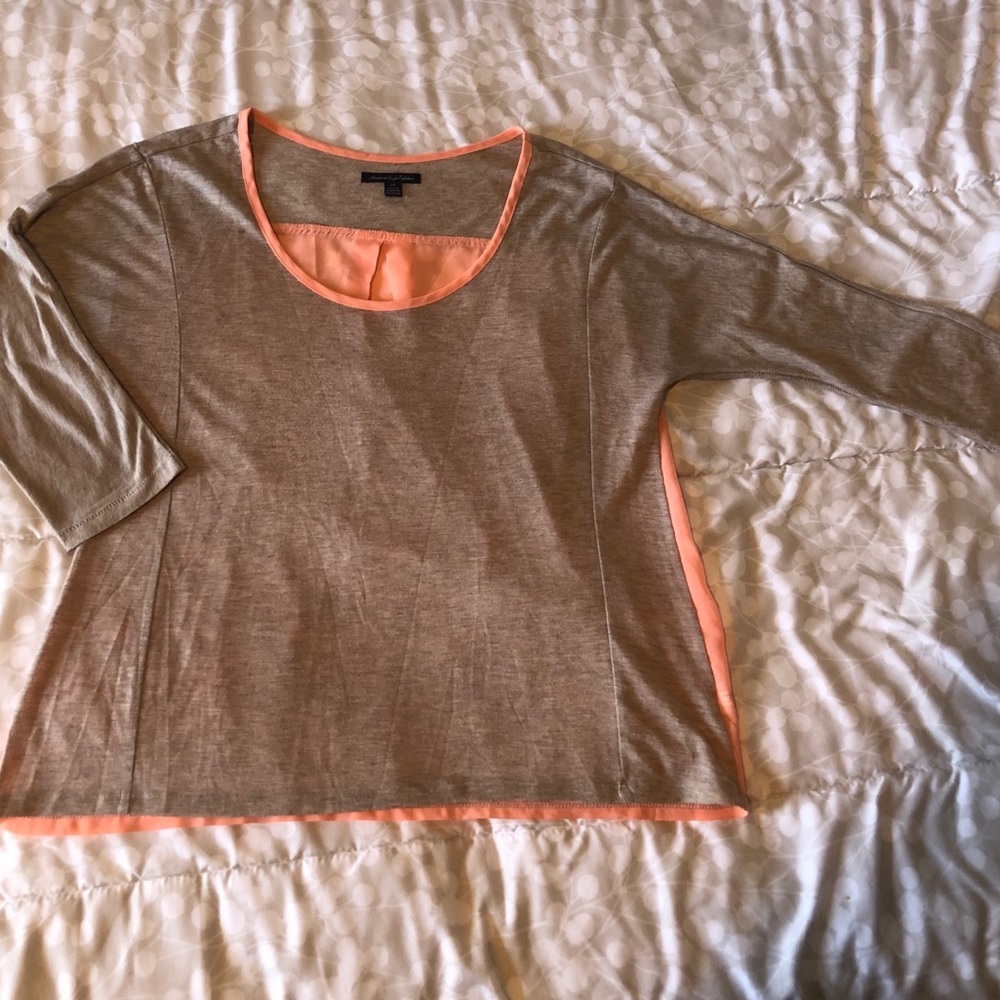 AE color pop blouse